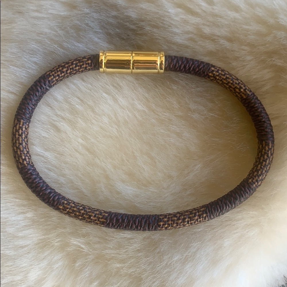 Faux leather Damier